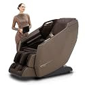 Lixo LI4405 Full Body Massage Chair for Home| 4D Mechanism | 24 Auto Programs | SL-Track | Dual Zero Gravity | Smart Voice Control | Full Body Airbags | Foot Rollers | Heating | Bluetooth - Brown