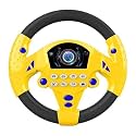 Steering Wheel Toy simulate Driving car Copilot Steering Wheel Electric Baby Toys with Sound Driving Vocal Toy Kids Musical Educational Stroller Multicolor [ Pack of 1 ] (YB)