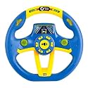 Steering Wheel Toy simulate Driving car Copilot Steering Wheel Electric Baby Toys with Sound Driving Vocal Toy Kids Musical Educational Stroller Multicolor [ Pack of 1 ] (Blue Steering.-YZ)