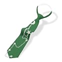LJBFNN Pre-Tied Ties for Women with Metal