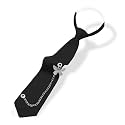 LJBFNN Pre-Tied Ties for Women with Metal