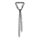 LJBFNN Ties for Women, Sparkling Rhinestone Womens Tie Long Thin Crystal Necktie for Party Prom Wedding Cosplay Beach Daily