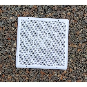 electric chimney exhaust fan chimney vent pipe cover mosquito net dust controllersquare type air vent grille cover ductingcolor - white - 12 inch square - pack of 6