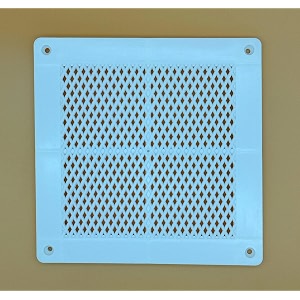 electric chimney vent pipe cover exhaust fan chimney vent pipe cover mosquito net dust controllersquare type air vent grille cover ducting - 7 inch square - 4 piece