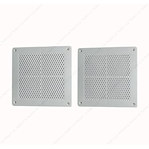 electric chimney vent pipe cover exhaust fan chimney vent pipe cover mosquito net dust controllersquare type air vent grille cover ducting - 7 inch square - 2 piece