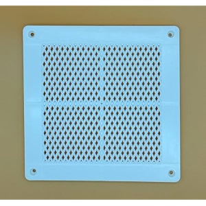 electric chimney vent pipe cover exhaust fan chimney vent pipe cover mosquito net dust controllersquare type air vent grille cover ducting - 7 inch square - 5 piece