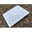 Electric Chimney Vent Pipe Cover, Exhaust Fan Mosquito Net Dust Controller - Square Type Air Grille for Ducting, 12 Inch, Pack of 10