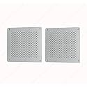 Electric Chimney Vent Pipe Cover, Exhaust Fan Chimney Vent Pipe Cover Mosquito Net Dust Controller/Square Type Air Vent Grille Cover Ducting - 7 Inch Square - 2 Piece