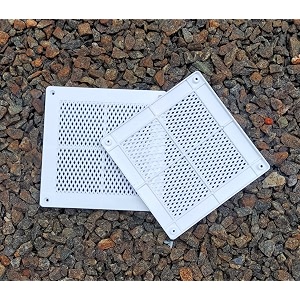 wall exhaust fanchimney vent pipe cover and mosquito net dust controllerair vent grille cover ducting 7 inch square 6 piece