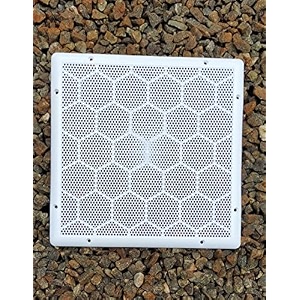 wall exhaust fanchimney vent pipe cover and mosquito net dust controllerair vent grille cover ductingcolor white 12 inch square 4 piece