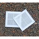 Wall Exhaust Fan/Chimney Vent Pipe Cover And Mosquito Net Dust controller/Air Vent Grille Cover Ducting (7 Inch Square, 6 Piece)