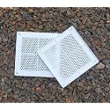 Wall Exhaust Fan/Chimney Vent Pipe Cover And Mosquito Net Dust controller/Air Vent Grille Cover Ducting (7 Inch Square, 3 Piece)