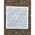 Wall Exhaust Fan/Chimney Vent Pipe Cover And Mosquito Net Dust controller/Air Vent Grille Cover Ducting/Color White (12 Inch Square, 4 Piece)