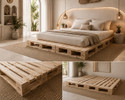 The lkea lkea pallet bed premium customizable