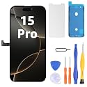 LL TRADER Screen Replacement for iPhone 15 Pro 6.1" FHD with Repair Kits