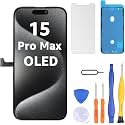 LL TRADER Screen Replacement for iPhone 15 Pro Max 6.7" OLED Repair Kits