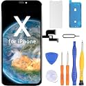 LL TRADER Screen Replacement for iPhone X 5.8‘’ LCD with Repair Kits
