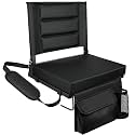 Stadium Seats with Back Support, Portable Folding Bleacher Chair Regular