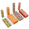 LLIKED 150 Assorted Flat Coin Wrappers- Penny, Quarter, Nickel, Dime