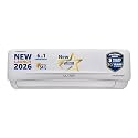 Lloyd 2 Ton 3 Star Inverter Split AC, 2026 New Star Rated (6 in 1 Convertible, Cools Up To 54°C, DG Mode, Ice Clean, Smart 4 Way Swing, Installation Check, White with Silver Deco Strip, GLS24I3GGCSR)