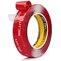LLPT Double Sided Heavy Duty Mounting Tape, 1" x 18Ft, Clear