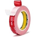 LLPT Double Sided Heavy Duty Mounting Tape, 1" x 18Ft, White