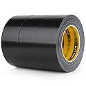 LLPT Duct Tape Industrial Grade 3 Pack 2" x 35 Yards Each Roll, Black