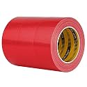 LLPT Duct Tape Industrial Grade 3 Pack 2" x 35 Yards Each Roll, Red