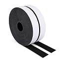 LLPT Hook and Loop Tape 3/4 Inch x 23 Feet Each Roll, Black