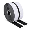 LLPT Hook and Loop Tape 1 Inch x 23 Feet Each Roll, Black