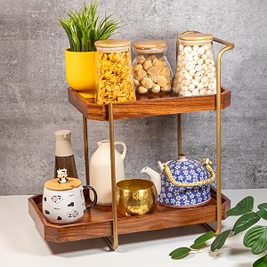 premium rosewood wooden organizer  countertop organizer kitchen  kitchen rack organizer  kitchen storage organizer  kitchen wooden rack  kitchen organizer - 180x106x18 inch