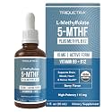 LMethylfolate 15mg Liquid + Methyl B12 Cofactor, High Potency Active 5-MTHF