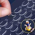 LMJIA Sticky Tack for Wall Hanging (0.31"*0.51"-400 Pcs) — Removable Poster Putty &amp; Mounting Putty, Double-Sided Adhesive Dots for Damage-Free Decor, Balloons &amp; Crafts
