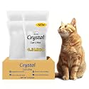 LMJP Crystal Cat Litter for Long-Lasting Odor Control, Non-Clumping, 17.2lb
