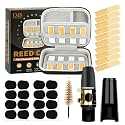 LMS Alto Saxophone Mouthpiece Reeds Kit with EVA Storage Case for Beginners