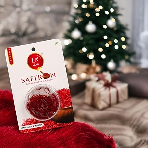 ln gold saffron 7grams pure kashmiri mongra kesarsafronkesharsafrone value pack grade a for pregnant women baby pooja biryani tilak milk and skin pack of 7 7x 1 gram