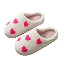 LNERIP Slippers Winter Womens Mens Fluffy Plush Slippers Animals Cute Cartoon House Slippers Cuddly Warm Shoes Indoor Outdoor Girls Women