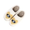 LNERIP Slippers Winter Womens Mens Fluffy Plush Slippers Animals Cute Cartoon House Slippers Cuddly Warm Shoes Indoor Outdoor Girls Women