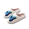 LNERIP Slippers Winter Womens Mens Fluffy Plush Slippers Animals Cute Cartoon House Slippers Cuddly Warm Shoes Indoor Outdoor Girls Women