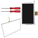 LO MERECES LCD Touch Screen Digitizer Glass LCD Screen Repair Tools Fit for Nintendo Wii U Gamepad (LCD Screen & Touch Screen)