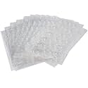 LOBE MIRACLE 10 Sheets 240 Double-Sided Nail Jelly Sticker Waterproof Breathable Glue Tabs Jelly Glue Adhesive Tabs Super Sticky Fake Nail Glue Self-Adhesive Stickers For Manicure(10 Sheets 240 Pcs)