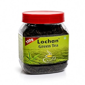 lochan organic whole leaf green tea loose leaves 150g