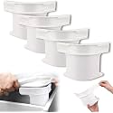 Lock Bed Sheet Holders with Anti-Slip Pads for Corners, Secure Bed Sheets Firmly in Place, Heavy Duty Bed Sheet Holder Straps for No More Loose Sheets, Easy Installation for All Mattress Sizes (4Pcs)