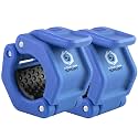 Lock-Jaw Magnetic Barbell Collars/Clamps, 1"/25mm Bars, Blue