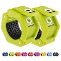 Lock-Jaw Sport Barbell Collars & Clamps, 2"/50mm Olympic Bars, Green