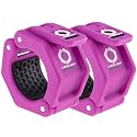 Lock-Jaw Sport Barbell Collars/Clamps, 2"/50mm Olympic Bars, Purple