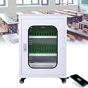 Lockable Mobile Phone Charging Station Lockers, Equipped with 6/12/20/30/40/50/60 Charging Slots, Suitable for Schools, Libraries, Classrooms and Conference Rooms. White 40Slots
