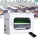 Lockable Mobile Phone Charging Station Lockers, Equipped with 6/12/20/30/40/50/60 Charging Slots, Suitable for Schools, Libraries, Classrooms and Conference Rooms. White 20Slots