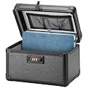 LOCKCURX Lock Box - Security Combination Lock Box, Locking Storage Case for Personal Items and Medicine, Childproof Lockable Lockbox for Home/Office/School, 10.2x6.8x6.9 Inch, Black