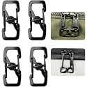 Locking Anti Theft Zipper Clips, Travel Essentials for Luggage Backpack